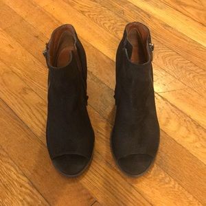 Lucky brand suede booties